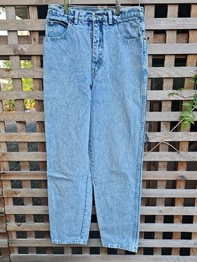 Vintage CLOUD High-Rise Light Wash Straight Leg Jeans